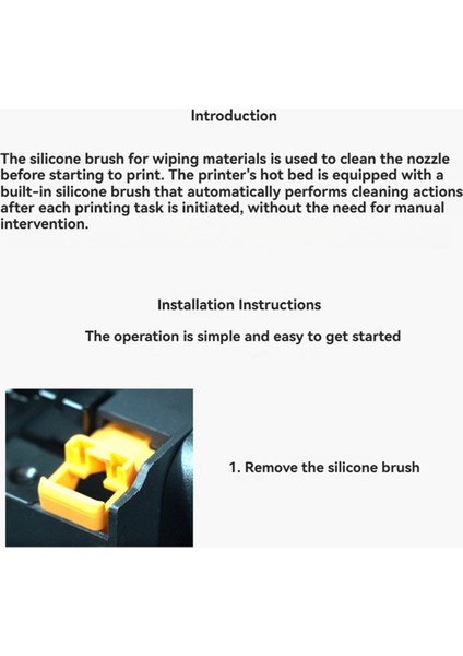Bambu Lab H2D Hotend 4 Adet Için Nozul Silecek (Yurt Dışından) modelleri