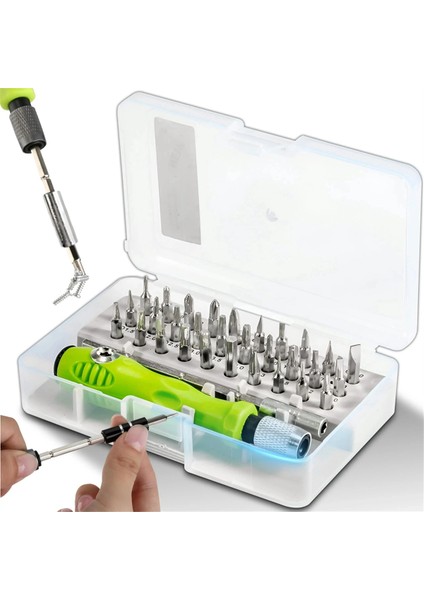 32'si 1 Arada Tornavida Seti Hassas Tornavida Seti Çok Işlevli Tornavida (Yurt Dışından)
