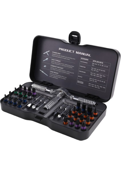 Manyetik Cırcır Tornavida Seti 40 Parça Hassas Uçlar (Yurt Dışından) fiyatları