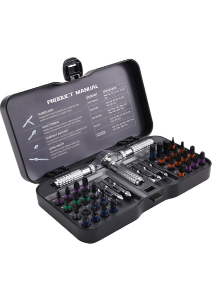 Manyetik Cırcır Tornavida Seti 40 Parça Hassas Uçlar (Yurt Dışından) modelleri