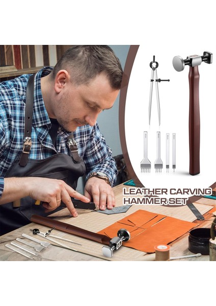 Adet Pu Tokmak Çekiç Seti Karbon Çelik Çift Başlı Çekiç (Yurt Dışından) fırsatları