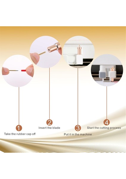 20 Adet Vinil Kesme Bıçağı ile Bıçak Tutucu Tabanı (Yurt Dışından) fiyatları