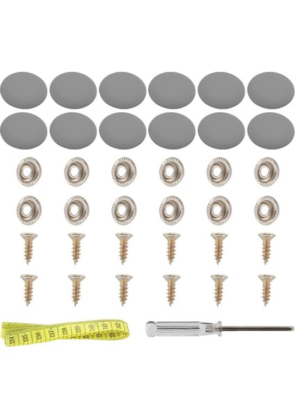 Takım Döşeme Düğmesi Tufting Mobilyalara Uygun Gri (Yurt Dışından)