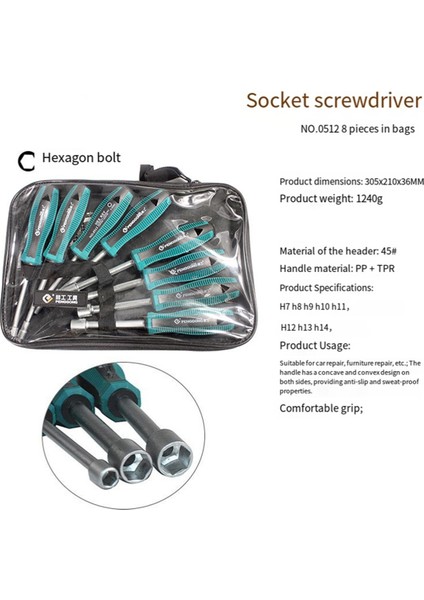 Ev Dekorasyonu Soket Sürücüsü Anahtar Somun Anahtarı Somun Sürücüsü El Aleti (Yurt Dışından) fiyatları