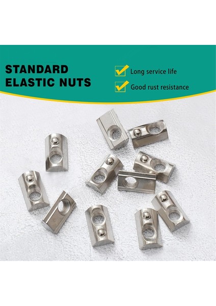 4040 Serisi M8 T Somunlar Yaylı Yarım Rulo Avrupa Standardı T Somunu (Yurt Dışından) modelleri