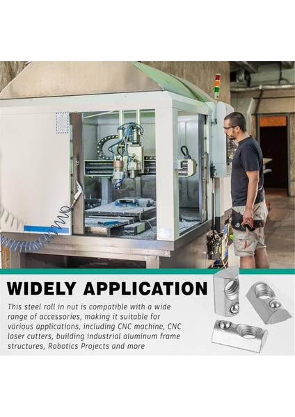 4040 Serisi M8 T Somunlar Yaylı Yarım Rulo Avrupa Standardı T Somunu (Yurt Dışından) fırsatları