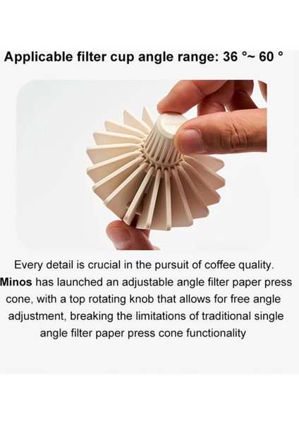 Ayarlanabilir Kağıt Filtre Şekillendirme Aracı Aralığı 36°-60° Siyah (Yurt Dışından) fırsatları