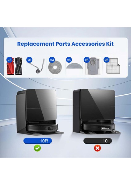 Roborock Saros 10 / Roborock S9 Maxv Ultra Süpürme Robotu Aksesuarları Için Uygundur (Yurt Dışından) indirimleri