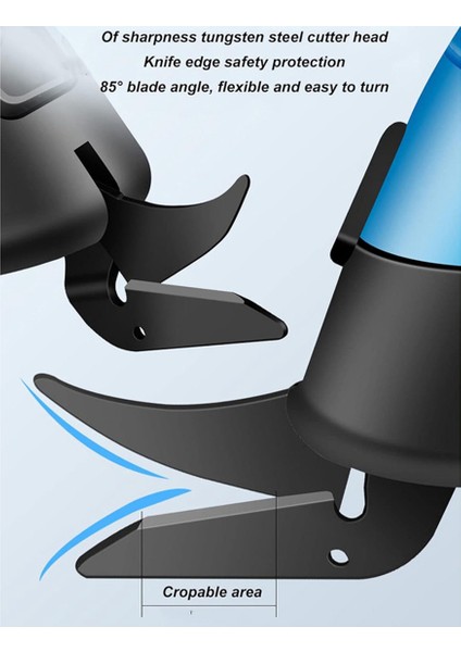 Kumaş Kesmek Için USB Yeniden Kullanılabilir Kesici Makas 2 Bıçaklı Makas (Yurt Dışından) indirimleri