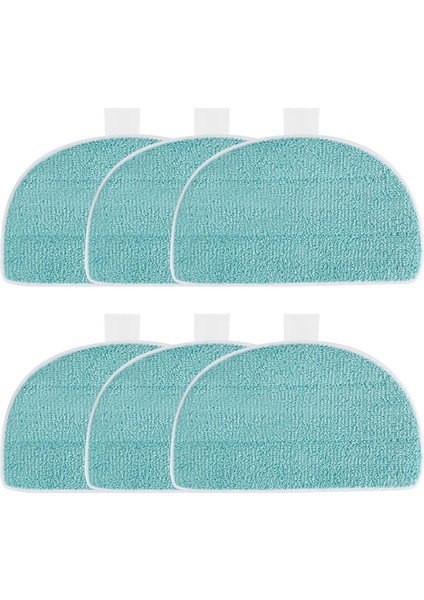 Leifheit Clean Tenso Power 2.0 Buharlı Temizleyici Için 6'lı Paket Paspas Pedi, Mikrofiber Buharlı Paspas Yedeği, Buharlı Süpürge Paspas Kılıfı (Yurt Dışından)