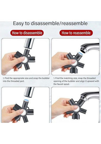 Tesisat Için 10'u 1 Arada Musluk Havalandırma Sökme Alet Seti (Yurt Dışından) indirimleri