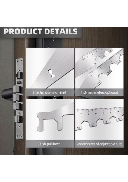 6 Parçalı Evrensel Alet Seti, Yüksek Elastik Paslanmaz Çelik Tamir Aletleri, (Yurt Dışından) fırsatları