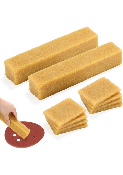 2'li Paket Aşındırıcı Temizleme Çubuğu ve 8'li Paket Kauçuk Silgi Çubuğu (Yurt Dışından)