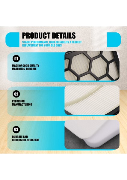 Shark ZU60 NV251 NV255 Dikey Elektrikli Süpürge Aksesuarları Parçaları 1238FT60 ve 1239FT60 Için Yedek Vakum Filtreleri (Yurt Dışından) indirimleri