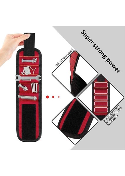 Vidaları, Çivileri ve Matkap Bilek Kayışı Aletini Sabitlemek Için Manyetik Bilek Kayışı C (Yurt Dışından) fırsatları