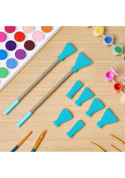 Akrilik Dökme Boya Malzemeleri, Paslanmaz Çelik Pipet Üfleme Nozulları Seti Mavi (Yurt Dışından) modelleri