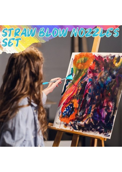 Akrilik Dökme Boya Malzemeleri, Paslanmaz Çelik Pipet Üfleme Nozulları Seti Mavi (Yurt Dışından) fırsatları