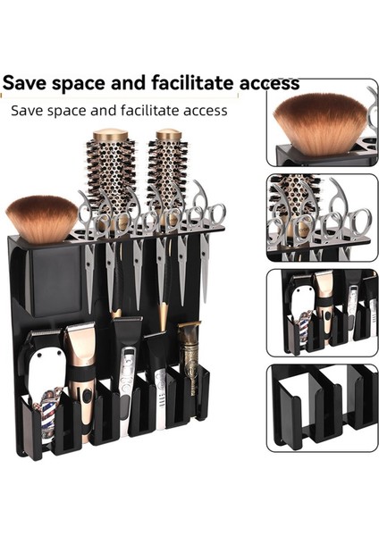 Profesyonel Duvara Monte Berber Elektrikli Tıraş Makinesi Tutucu Saklama Rafı (Yurt Dışından) modelleri