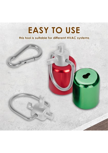 2 Adet Kilitli Kapak Anahtarı Hvac Soğutucu Akışkan Aleti, Ekipman Onarım Aleti (Yurt Dışından) modelleri