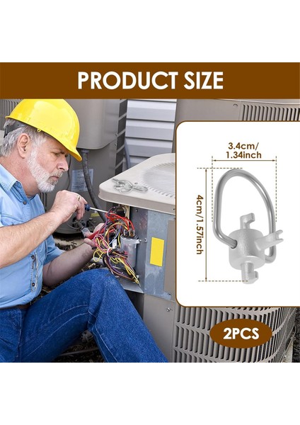 2 Adet Kilitli Kapak Anahtarı Hvac Soğutucu Akışkan Aleti, Ekipman Onarım Aleti (Yurt Dışından) fırsatları