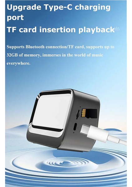 Mini Saat Bluetooth Hoparlör Taşınabilir Çift Çalar Saat Ses Çubuğu Kablosuz Ekran Müzik Çalar Tf Kart Oynatma Desteği (Yurt Dışından) modelleri