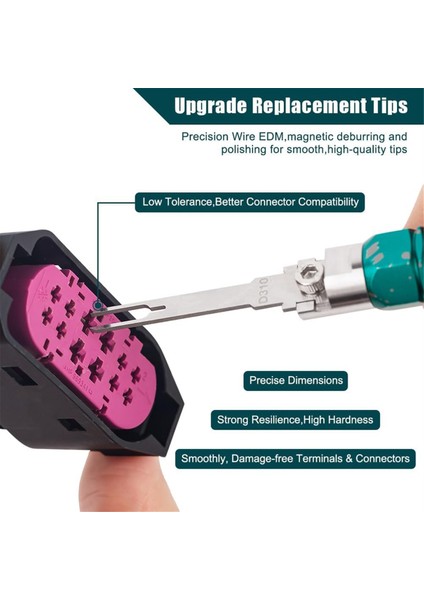 Pin Çıkarma Aleti, Terminal Çıkarma Aleti 8 Adet Uç Içerir (Yurt Dışından) modelleri