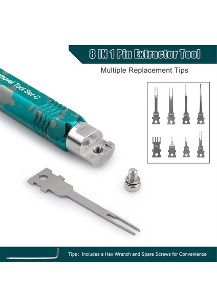 Pin Çıkarma Aleti, Terminal Çıkarma Aleti 8 Adet Uç Içerir (Yurt Dışından) indirimleri