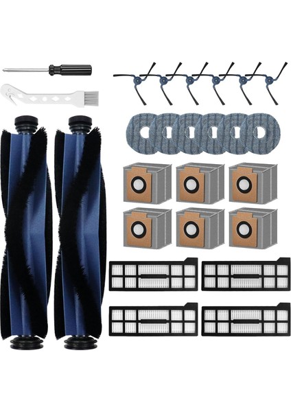 Eufy X10 Pro Omni Robot Süpürge Aksesuarları Için Yedek Parça Kiti (Yurt Dışından)