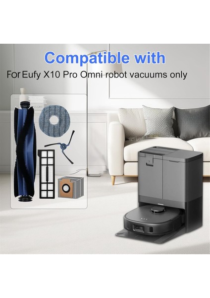 Eufy X10 Pro Omni Robot Süpürge Aksesuarları Için Yedek Parça Kiti (Yurt Dışından) fiyatları