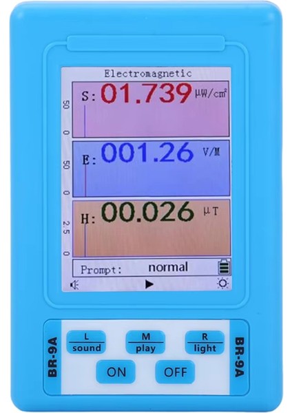BR-9A Elektromanyetik Radyasyon Dedektörü Emf Ölçüm Cihazı (Yurt Dışından)