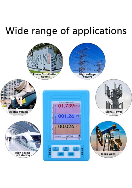 BR-9A Elektromanyetik Radyasyon Dedektörü Emf Ölçüm Cihazı (Yurt Dışından) fırsatları