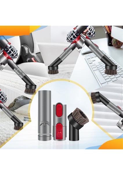 Dyson V15 V12 V11 V10 V8 V7 V6 Elektrikli Süpürge Için Sert Zemin Aleti ve At Kılı Fırçası Bağlantı Adaptörü (Yurt Dışından) modelleri