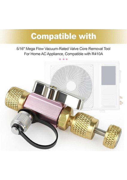 Vakumlu Vana Çekirdeği Çıkarma Aleti, R410A ile Uyumlu (Yurt Dışından) fiyatları