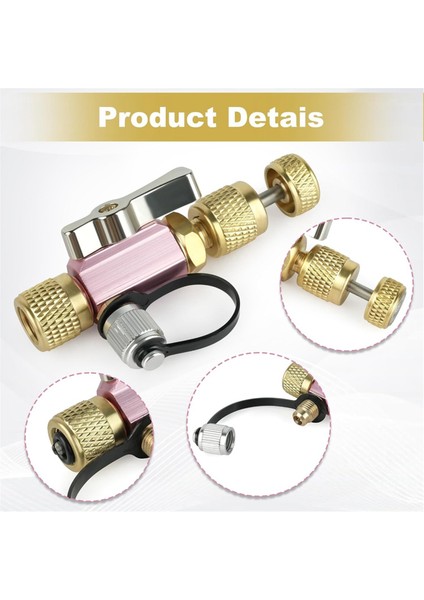 Vakumlu Vana Çekirdeği Çıkarma Aleti, R410A ile Uyumlu (Yurt Dışından) indirimleri