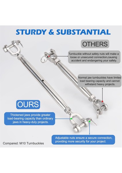 Adet Gerdirme Çubuğu, 1/4 Inç (M6) 304 Paslanmaz Çelik Gerdirme Çubuğu (Yurt Dışından) indirimleri