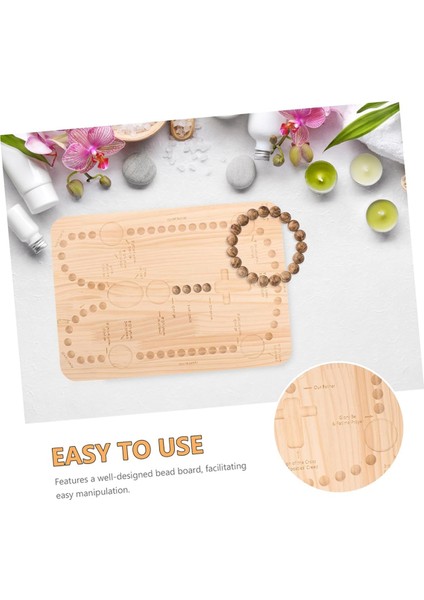 Ahşap Boncuk Tahtası Boncuk Işleme Aletleri Takı Yapımı Için Tepsi Tespih (Yurt Dışından) fırsatları