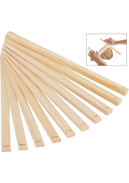 10 Parçalı Çömlekçilik Öğretimi Yuvarlama Çamur Çubuğu Kılavuz Seti (Yurt Dışından) fiyatları