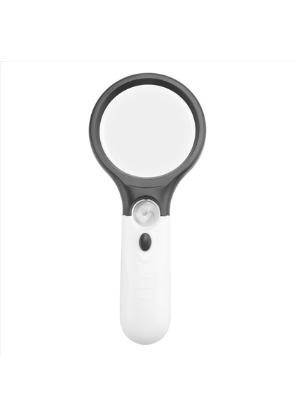 3 LED Işıklı 45X Elde Taşınabilir Okuma Büyüteci Mercek Takı Büyüteci (Yurt Dışından)