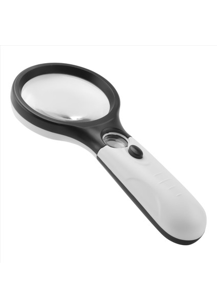 3 LED Işıklı 45X Elde Taşınabilir Okuma Büyüteci Mercek Takı Büyüteci (Yurt Dışından) modelleri
