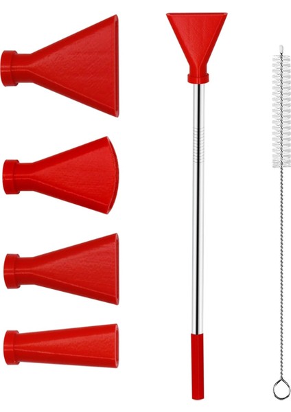 Akrilik Boya Dökme Malzemeleri Için 4 Adet Pipet Üfleme Nozulu Seti, B (Yurt Dışından)