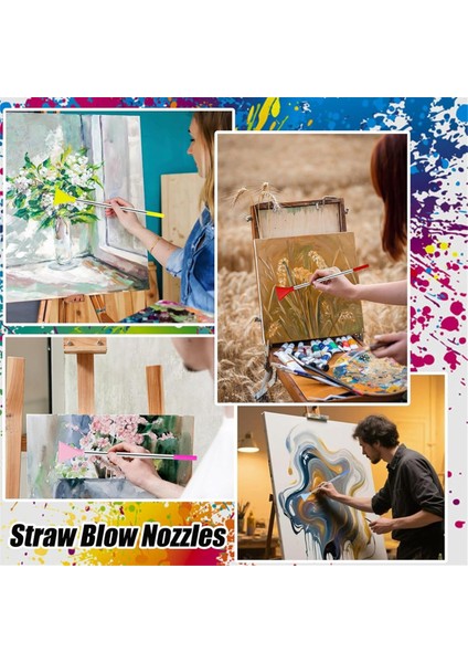 Akrilik Boya Dökme Malzemeleri Için 4 Adet Pipet Üfleme Nozulu Seti, B (Yurt Dışından) indirimleri