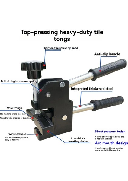 Fayans Camı Için Basmalı Ağır Hizmet Pensesi (Yurt Dışından) indirimleri