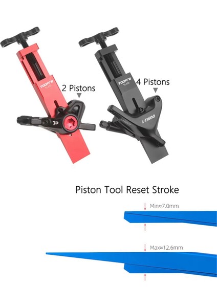 Toopre Bisiklet Piston Sıfırlama Aleti Bisiklet Kaliperi Piston Pres Aleti,b (Yurt Dışından) indirimleri