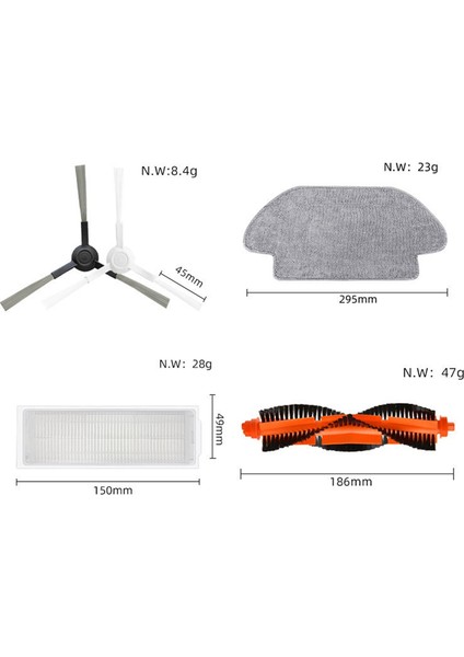 Xiaomi Mijia Robot Süpürge Mop 3c B106CN Için Yedek Aksesuar Kitleri (Yurt Dışından) fiyatları