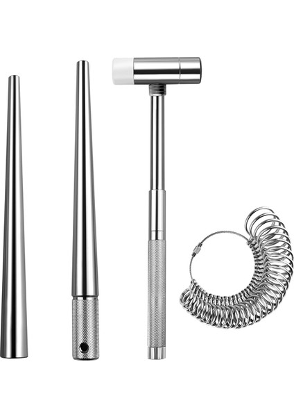 Parçalı Mücevher Yüzük Ölçüsü Ölçme Aleti Seti, Yüzük Ölçüsü Ölçme Kiti (Yurt Dışından)