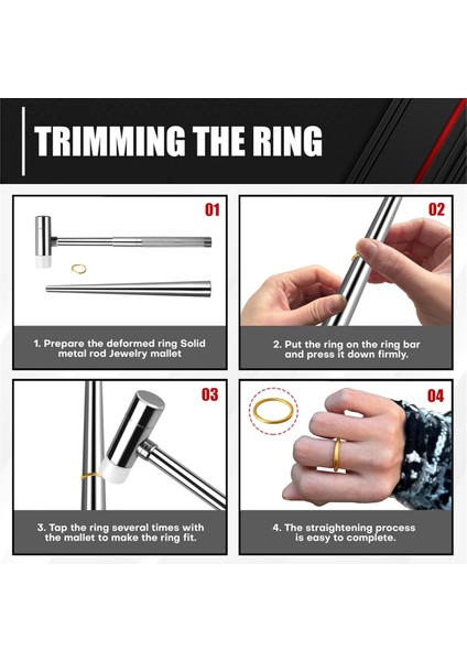 Parçalı Mücevher Yüzük Ölçüsü Ölçme Aleti Seti, Yüzük Ölçüsü Ölçme Kiti (Yurt Dışından) fırsatları