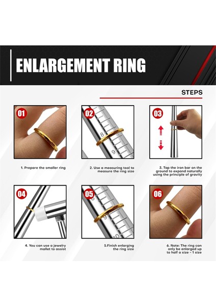 Parçalı Mücevher Yüzük Ölçüsü Ölçme Aleti Seti, Yüzük Ölçüsü Ölçme Kiti (Yurt Dışından) indirimleri