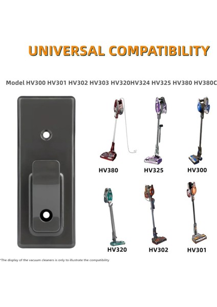 Shark Rocket HV300 HV320 Dik Süpürge Için Duvara Monte Tutucu, Tornavida ile 390FFJH380 / 416FFJV300 Parçalarını Değiştirin (Yurt Dışından) modelleri