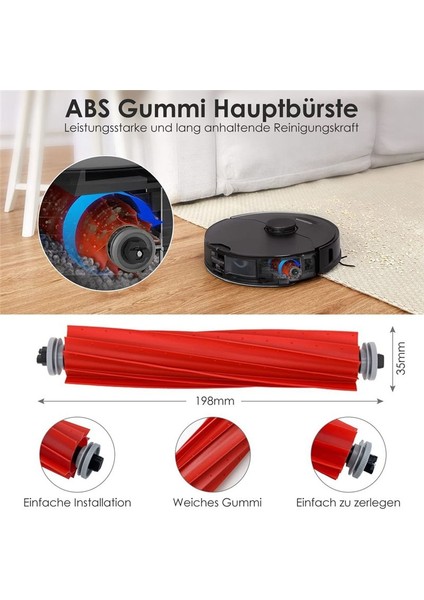 Roborock S7 Pro Ultra Için 6 x Toz Torbası, Ana Silindir Fırça Temizleyici (Yurt Dışından) fırsatları