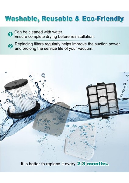 Adet Elektrikli Süpürge Filtre Seti Shark BU3523 BU3521 BU3520 Elektrikli Süpürge Aksesuarları Filtre Yedek Parçaları Için Değiştirilebilir (Yurt Dışından) fiyatları